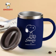 SNOOPY 史努比 保温杯不锈钢 深蓝色420ML