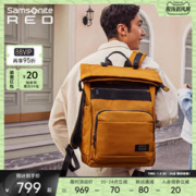 Samsonite 新秀丽 双肩包男女 通勤大容量旅游运动电脑背包书包QE7