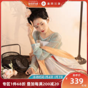 重回汉唐 春露浓唐制直领大襟衫齐胸襦裙汉服女正品原创中国风春款