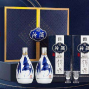 付定金：汾酒 青花20 清香型白酒 53度 375ml*2瓶礼盒装