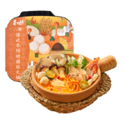 寻味档案 第1季 傣式冬阴功菌菇火锅318g自热锅*2件