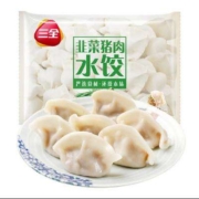 三全经典升级灌汤水饺 韭菜猪肉水饺450g约28个