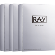 妆蕾RAY银色面膜3盒共30片补水保湿平衡水油送女友礼物