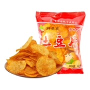 黔婆婆 贵州特产麻辣土豆薯片42g*10包