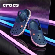 crocs卡骆驰洞洞鞋拖鞋男女同款卡骆班学生鞋轻便耐磨休闲鞋|11016 深蓝-410 43(270mm)