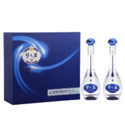 洋河 梦之蓝M3 45度 500ml*2瓶 礼盒装 绵柔浓香型白酒
