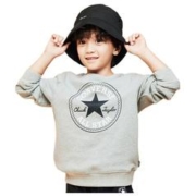 CONVERSE 匡威 儿童装男童卫衣 岩岭灰-套头无帽 120(6)cm