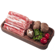 plus会员:涝河桥 宁夏滩羊 国产原切羊肉片 脆骨肉片  260g 火锅食材*4件