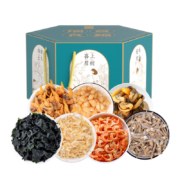 PLUS会员：姚朵朵 瑞盒食锦旗礼盒490喜上眉梢海产组合(干贝蛤蜊干)