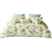 百丽丝水星家纺旗下 全棉四件套100%纯棉被套床单被罩被单床上用品