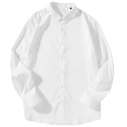 MARKLESS长袖衬衫秋冬男士商务休闲衬衣CSB1506M 白色 XXL