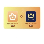 iQIYI 爱奇艺 黄金会员年卡+京东PLUS年卡