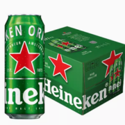 88VIP！Heineken 喜力 经典拉罐啤酒500ml*12整箱装