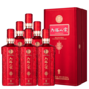 金六福酒 六福呈祥 50.8度 浓香风格 500ml*6 整箱(内含礼袋) 年货送礼