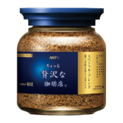 京东百亿补贴：AGF蓝金罐特浓混合风味 奢华咖啡店速溶黑咖啡80g日本原装进口