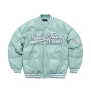 BENMYSHOWER(BMSR)国潮PU皮棒球服棉衣情侣潮牌棉服秋冬季加厚
