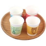 妙潔 MDCBF80-EC 世界风情 一次性纸杯 250ml 80只