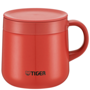虎牌（TIGER） MCI-A28C 不锈钢双层迷你真空保温保冷杯办公杯咖啡杯水杯280ml 深红色R