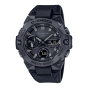 卡西欧（CASIO）【王鹤棣同款】G-SHOCK黑武士防震防水男士手表GST-B400BB-1APF