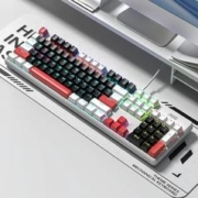 AOC 冠捷 GK410 104键 金属面板 机械键盘