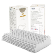 paratex颗粒按摩负离子天然乳胶枕 泰国原芯进口波浪枕 成人颈椎按摩枕