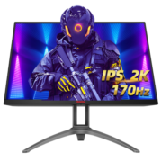 AOC 27英寸 1K 2K显示器 1ms响应 IPS高刷 VA高刷 台式电脑显示器 电竞游戏显示器 Q27G2 2K 155Hz 电竞小钢炮