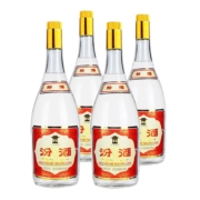 plus会员:汾酒 黄盖玻汾 将军汾 55度 950mL 4瓶 礼盒装 口粮酒