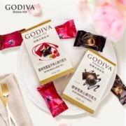 GODIVA 歌帝梵 大师系列覆盆子夹心黑巧克力5颗装35g巧克力喜糖