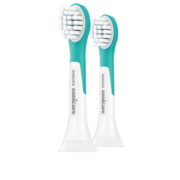 飞利浦电动牙刷头 儿童迷你型 2支装 HX6032/35 适配HX6322 HX6352(新包装6032/63随机发货)