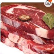 再降价、京东百亿补贴:京东超市 海外直采原切草饲眼肉牛排1kg（5片装） 健身牛肉年货年夜饭