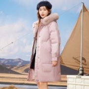 SNOWFLYING 雪中飞 秋冬新款大毛领休闲白鸭绒长款羽绒服 多款可选