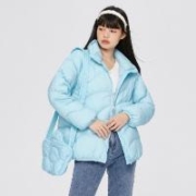 9日10点：Semir 森马 纯色立领少女羽绒服 109722113013