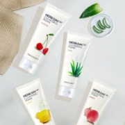 THE FACE SHOP 洗面奶清爽不拔干保湿清洁学生芦荟柠檬泡沫草本洁面女