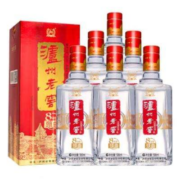泸州老窖 八年窖头曲流金版浓香型白酒 52度500ml*6瓶整箱