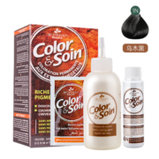 三橡树染发剂 草本染发剂植物 孕妇可用染发膏 1N乌木黑 超强遮白 135ml