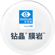 依视路（ESSILOR） 新款商务男镜架时尚潮流镜框女配依视路镜片近视定制眼镜 金属-全框-3216BK-黑色 镜框+依视路膜岩非球面1.60现片