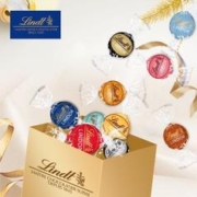 Lindt 瑞士莲 进口Lindt/瑞士莲600g牛奶软流心巧克力黑巧克力喜糖