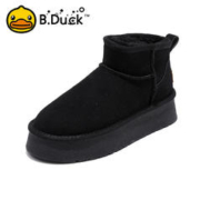 B.Duck 小黄鸭 女士加绒雪地靴