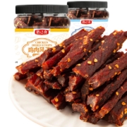 俏己食风干鸡胸肉 手撕肉干条 500g 麻辣味 2件 （多口味）