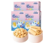 京东百亿补贴：小鹿蓝蓝 高钙牛奶小软饼 60g 小软饼*2+小软棒*2