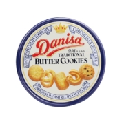 再降价，88VIP:DANISA/皇冠进口饼干原味200g曲奇饼干儿童零食小盒罐早餐饼干*3件+凑单