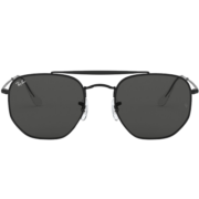 雷朋（RayBan）【RayBan】雷朋新款太阳镜男女款时尚气质不规则形墨镜0RB3648 002/B1黑色镜框深灰色镜片尺寸54 尺寸54