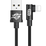 倍思安卓数据线弯头快充手游吃鸡神器 正反盲插充电器线适用VIVO/OPPO/小米/华为荣耀 2米 黑