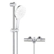 高仪（GROHE）进口恒温淋浴花洒套装 150MM大手持花洒 智能激活手持26597000