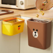KAWASIMAYA 川岛屋 LINE FRIENDS 壁挂垃圾桶-BROWN款(大号)