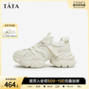 TATA 他她 厚底炸街老爹鞋女轻便纯色港风休闲鞋秋冬2024春WJ901AM4