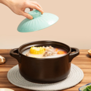 炊大皇（COOKER KING） 砂锅陶瓷煲汤锅炖锅新陶养生煲煎药粥中药锅明火专用 【2.5L 1~3人适用】小家庭必备