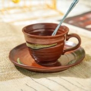 美浓烧 日本进口侘寂咖啡杯子套装濑户烧日式高档茶杯