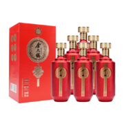 京东百亿补贴: 金六福 长寿图中国红 53度 500ml*6瓶 整箱装