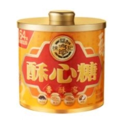 再降价，plus会员:徐福记 酥心糖300g *1盒新年糖果 年货 休闲零食 婚礼喜糖 包装升级*4件
